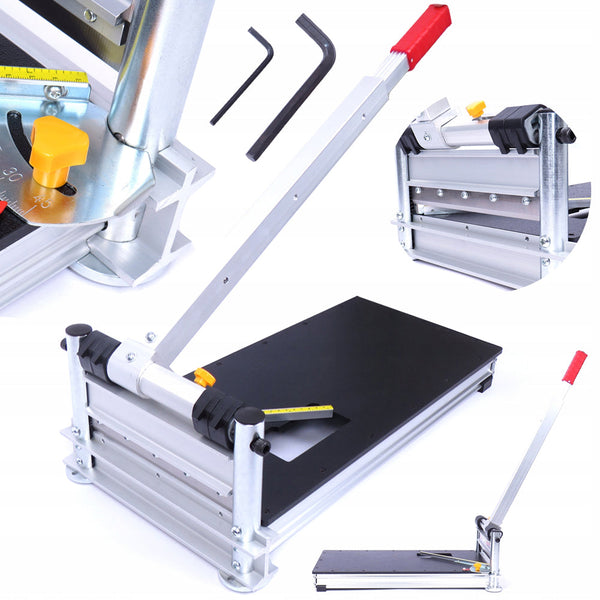*OFERTELE-IEPURASULUI* Ghilotina parchet si panouri laminate MDF, VCT, PVC, grosime pana la 16 mm, taiere in unghi 230 mm, Kraft&Dele KD636