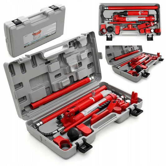 Set pompa hidraulica cu accesorii Kraft&Dele KD327, sarcina maxima 10T (PRODUS RESIGILAT)