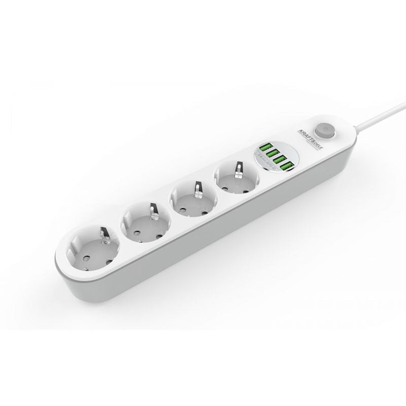 *OFERTELE-IEPURASULUI* Prelungitor electric cu intrerupator KRAFTSON % Import Polonia %  4030 4 prize, 4 mufe USB, 2m