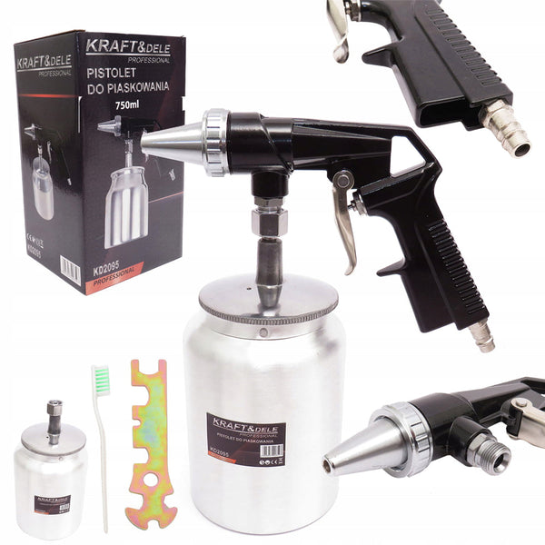 *OFERTELE-IEPURASULUI* Pistol de vopsit pneumatic Kraft&Dele KD2095, Փ 1.4mm, 600ml