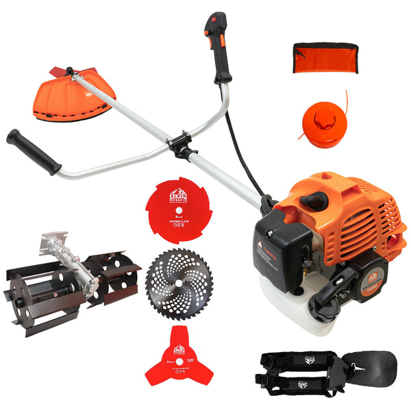 Motocoasa Alpin Profi 4200, 5.6CP, 9000Rpm + Prasitoare + 4 sisteme taiere