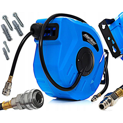 *OFERTE-DE-VARA* Furtun pneumatic cu tambur Kraft&Dele KD1462, 30M , 1/4", 8-24bari