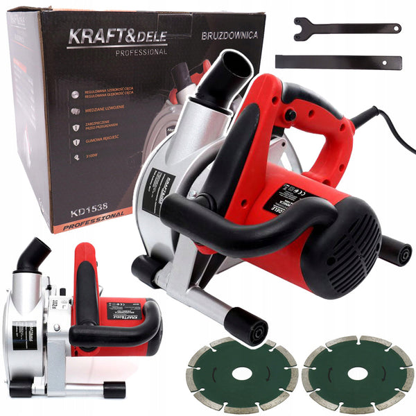 *OFERTELE-IEPURASULUI* Masina taiat caneluri in zidarie Kraft&Dele KD1538, 3100W, 4500RPM, 150mm