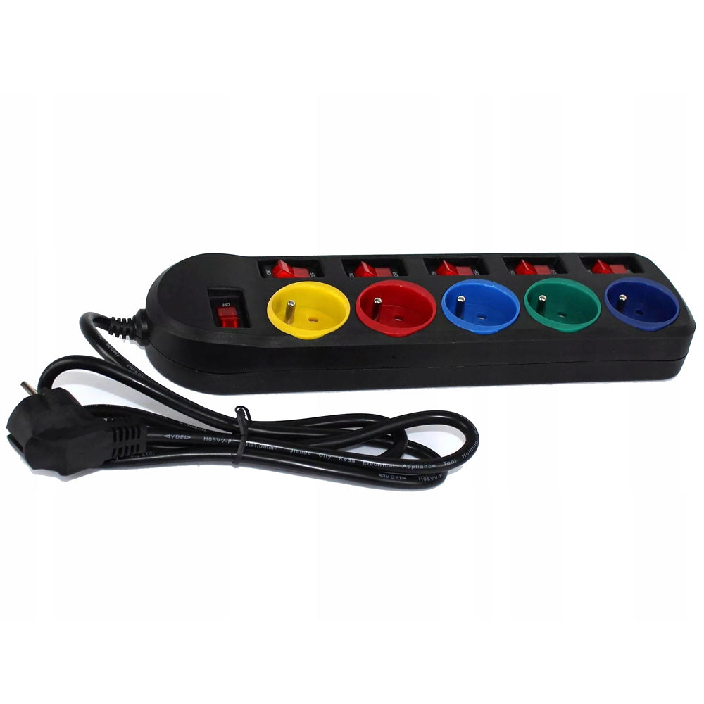 *BLACK-FRIDAY* Prelungitor electric cu intrerupator Kraft&Dele KD4000-CZ, 5 prize, 1.5m