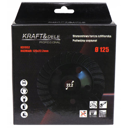 Disc de slefuit beton Kraft&Dele KD1952, 125mm