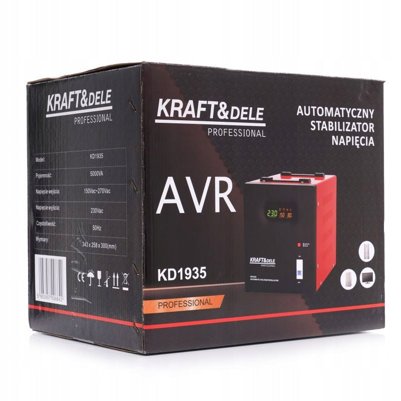 *OFERTE-DE-VARA* Stabilizator de tensiune Kraft&Dele KD1935, 5000VA, 230V