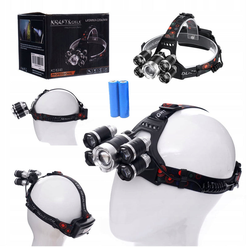 *OFERTELE-IEPURASULUI* Lanterna LED pentru cap Kraft&Dele KD1248, raza de actiune 500m