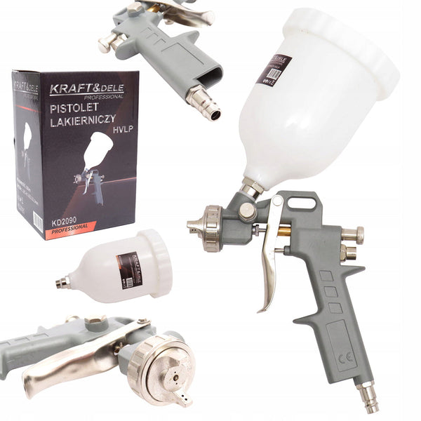 *OFERTELE-IEPURASULUI* Pistol de vopsit pneumatic KRAFTSON % Import Polonia %  2090, Փ 1.5mm, 600ml