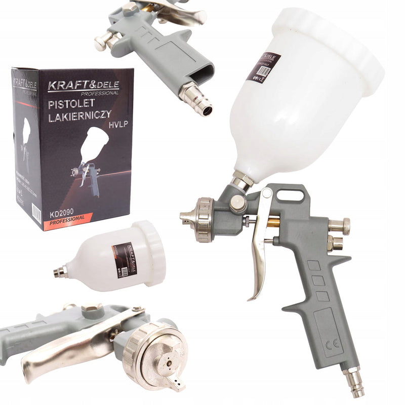 *OFERTELE-IEPURASULUI* Pistol de vopsit pneumatic KRAFTSON % Import Polonia %  2090, Փ 1.5mm, 600ml
