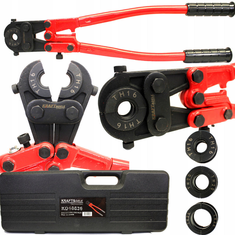 *OFERTELE-IEPURASULUI* Cleste pentru sertizarea tevilor 10636, matrice TH16/TH20/TH26, valiza inclusa