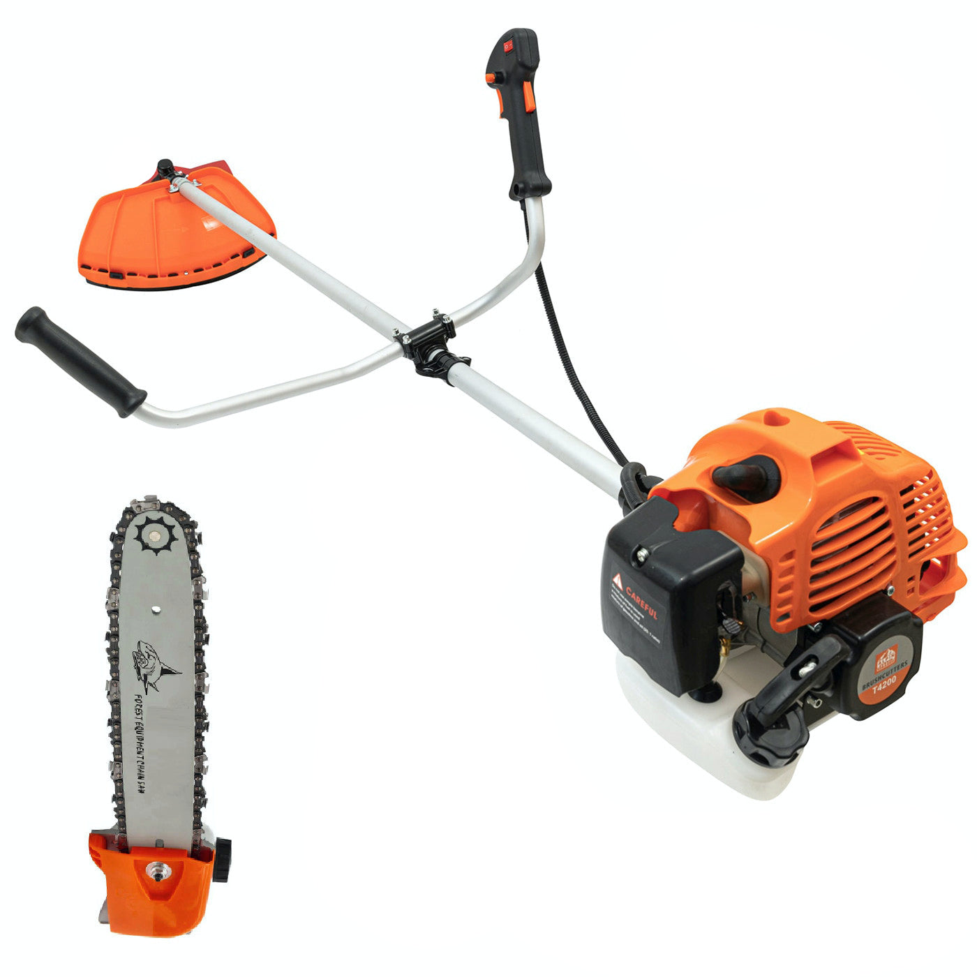 Motocoasa Alpin Profi 4200, 5.6CP, 9000Rpm, + Cap Drujba si 4 sisteme taiere incluse