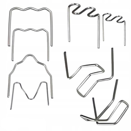 Set de capse-agrafe pentru sudura in plastic VOKNER KD10765, 800 buc