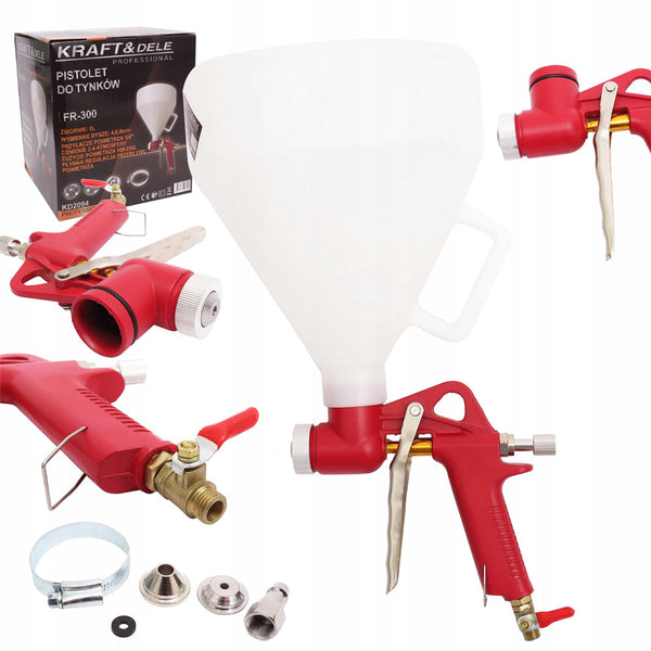 *OFERTELE-IEPURASULUI* Pistol de vopsit pneumatic Kraft&Dele KD2094, Փ 4/6/8mm, 5000ml