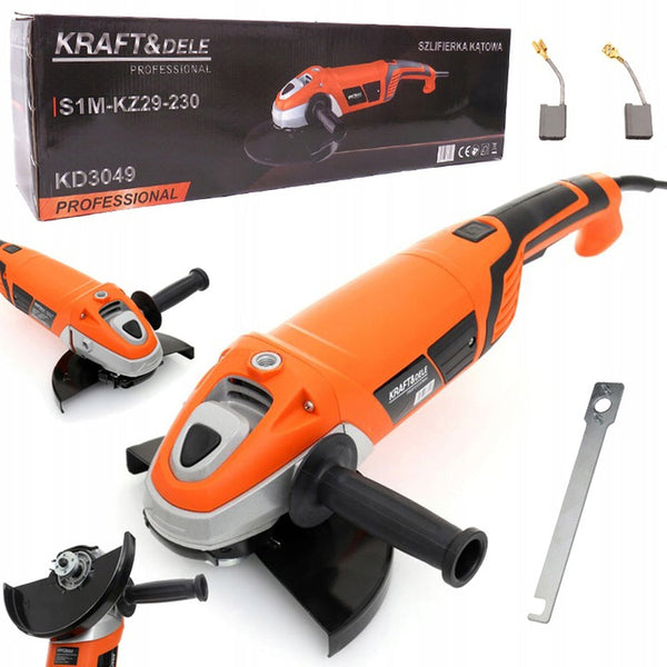 *OFERTELE-IEPURASULUI* Polizor unghiular / flex KRAFTSON % Import Polonia %  3049, 3100W, 6500RPM, disc 230mm