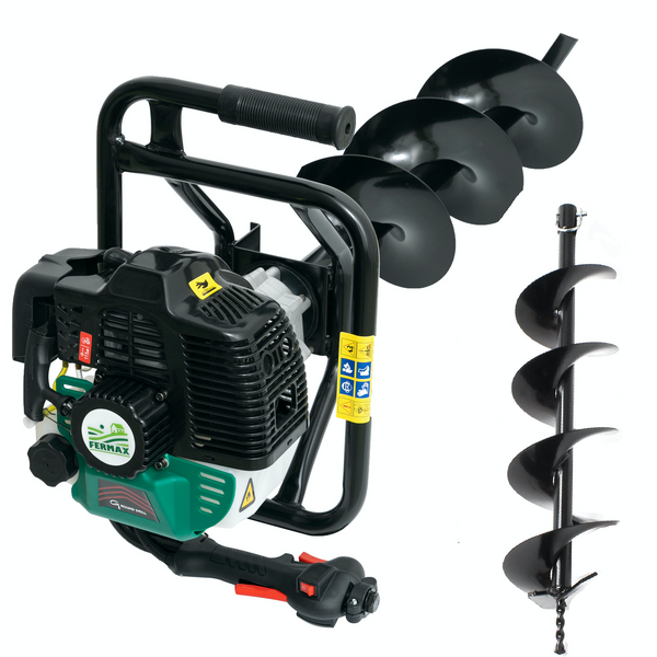 *PROMO* Motoburghiu pamant Fermax, 4CP, Burghiu 200mmx800mm