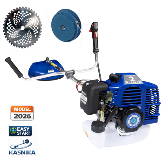 Motocoasa KASNIKA GTX6HP-BM-2T, BLUE, 9.5CP + Extra Disc Vidia
