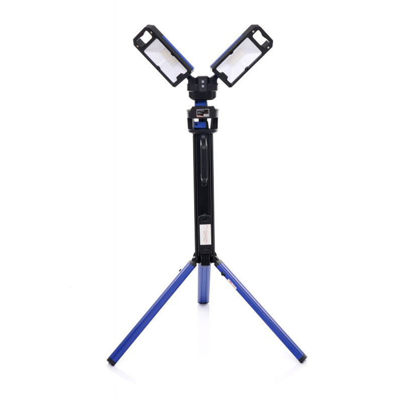 *OFERTELE-IEPURASULUI* Lampa multifunctionala reincarcabila Kraft&Dele KD1265, 2 proiectoare LED, 4000Lm, acumulator 4000mAh, 6 moduri, 2 culori, cu trepied , pentru ateliere, camping, constructii etc