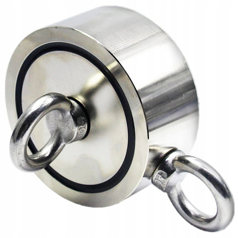 *OFERTELE-IEPURASULUI* Magnet neodim Kraft&Dele KD10419, 350kg, cu carabiniera si franghie, Profesional