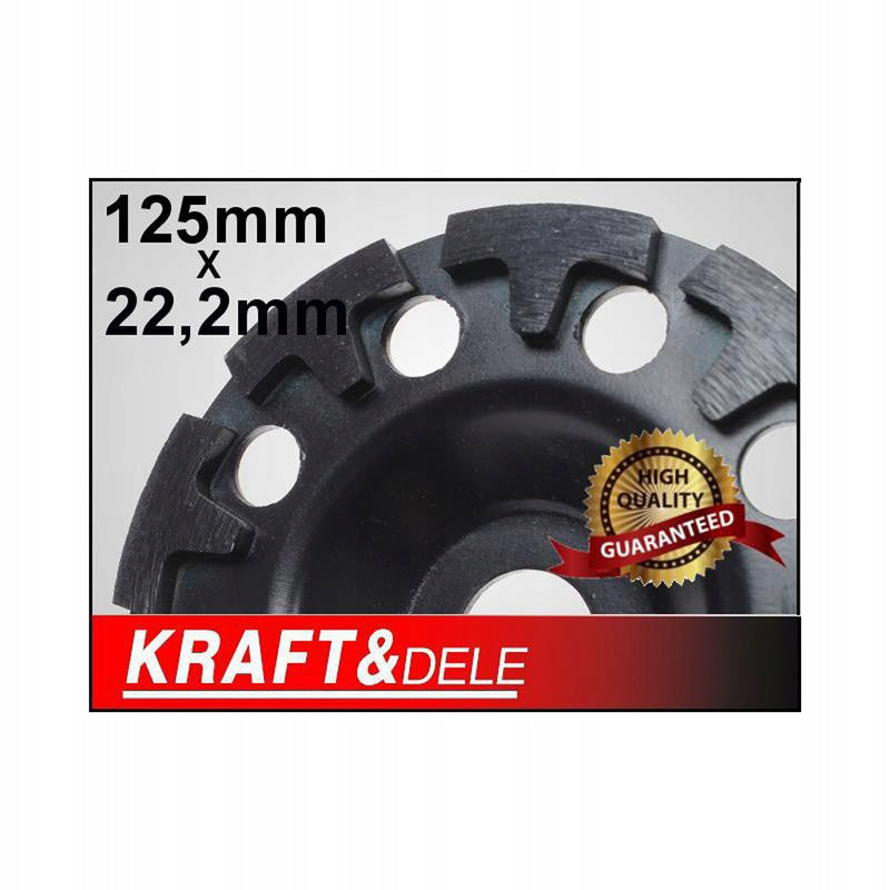 Disc de rectificat beton Kraft&Dele KD1957, 125mm