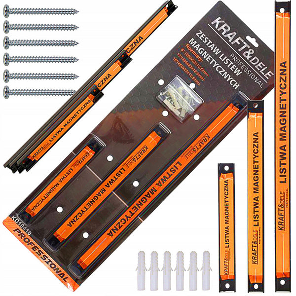 *OFERTELE-IEPURASULUI* Set 3 benzi magnetice pentru fixarea sculelor Kraft&Dele KD10410