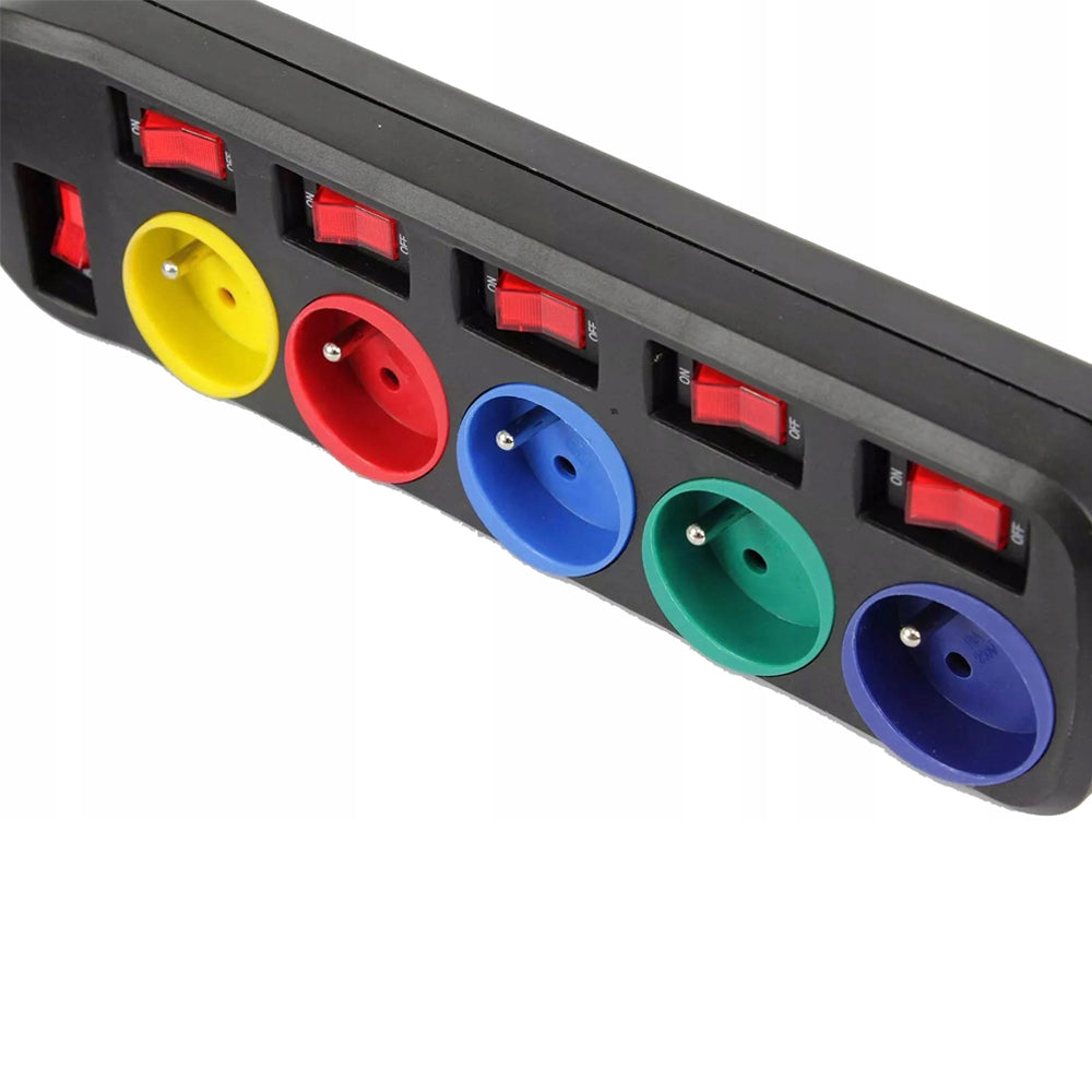 *BLACK-FRIDAY* Prelungitor electric cu intrerupator Kraft&Dele KD4000-CZ, 5 prize, 1.5m