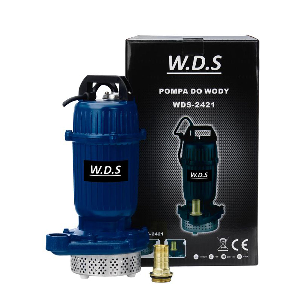 Pompa submersibila de apa murdara 2100W, 250 l/min, fara flotor, WDS-2421