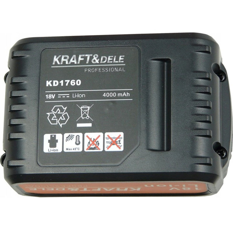 Acumulator Li-Ion Kraft&Dele KD1760, 20V, 4000mAh ( X-SERIES ) ( PRODUS RESIGILAT )