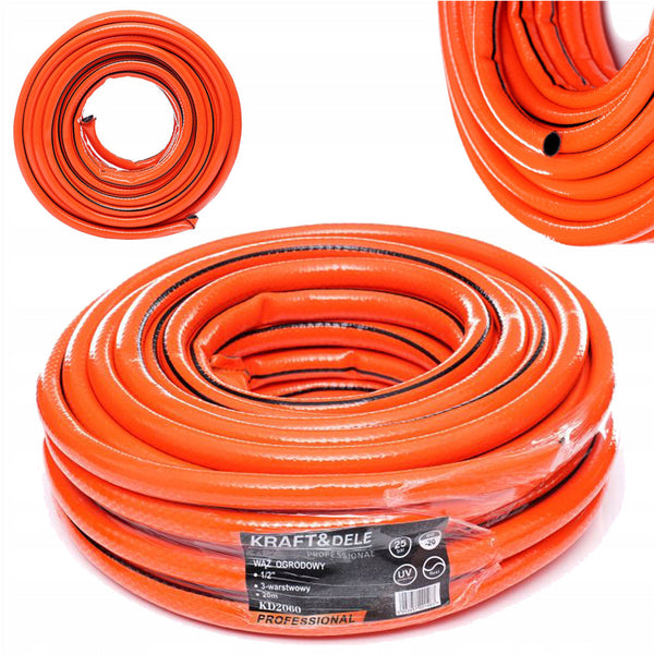 *OFERTELE-IEPURASULUI* Furtun gradina Kraft&Dele KD2060, 1/2 toli, 25bar, rola 20m