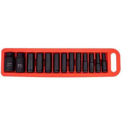 *OFERTE-DE-VARA* Set 13 prize cu impact Kraft&Dele KD10521, 1/2", 10-30mm, valiza transport inclusa