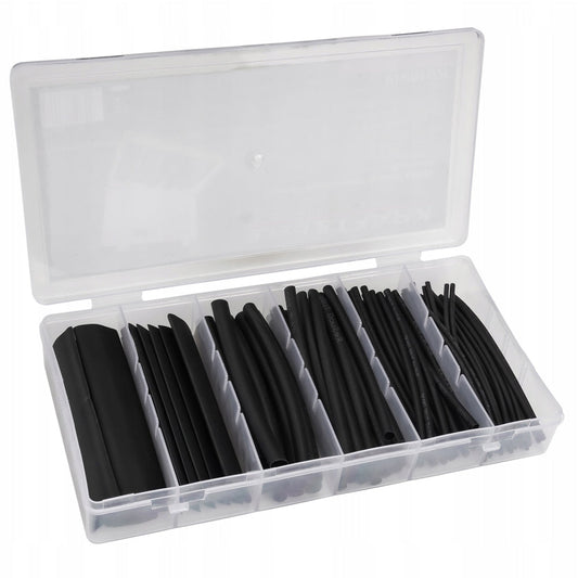 Set 100buc mansoane de izolatie termocontractabile 10919, negre