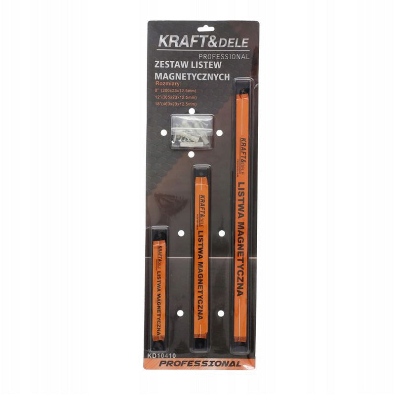 *OFERTELE-IEPURASULUI* Set 3 benzi magnetice pentru fixarea sculelor Kraft&Dele KD10410