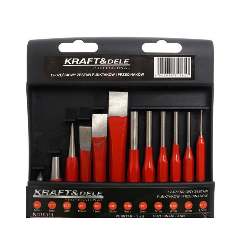 *OFERTELE-IEPURASULUI* Set dalti-dornuri si punctatoare Kraft&Dele KD10111, 12 buc