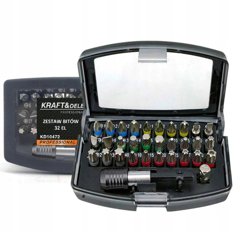 *OFERTELE-IEPURASULUI* Set biti cu adaptor, 25mm, 32 piese, 10472