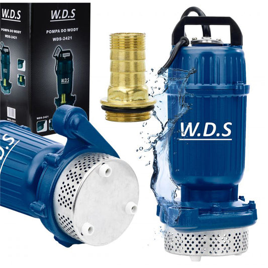 Pompa submersibila de apa murdara 2100W, 250 l/min, fara flotor, WDS-2421