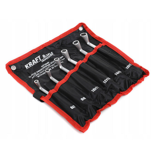 Set chei inelare cu cot, 6 piese, Kraft&Dele KD10940, 6-17MM
