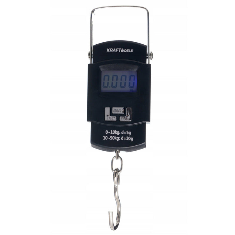 *OFERTELE-IEPURASULUI* Cantar electronic cu carlig, 50Kg, KRAFTSON % Import Polonia %  11413, Ecran LCD, Baterii 2xAAA