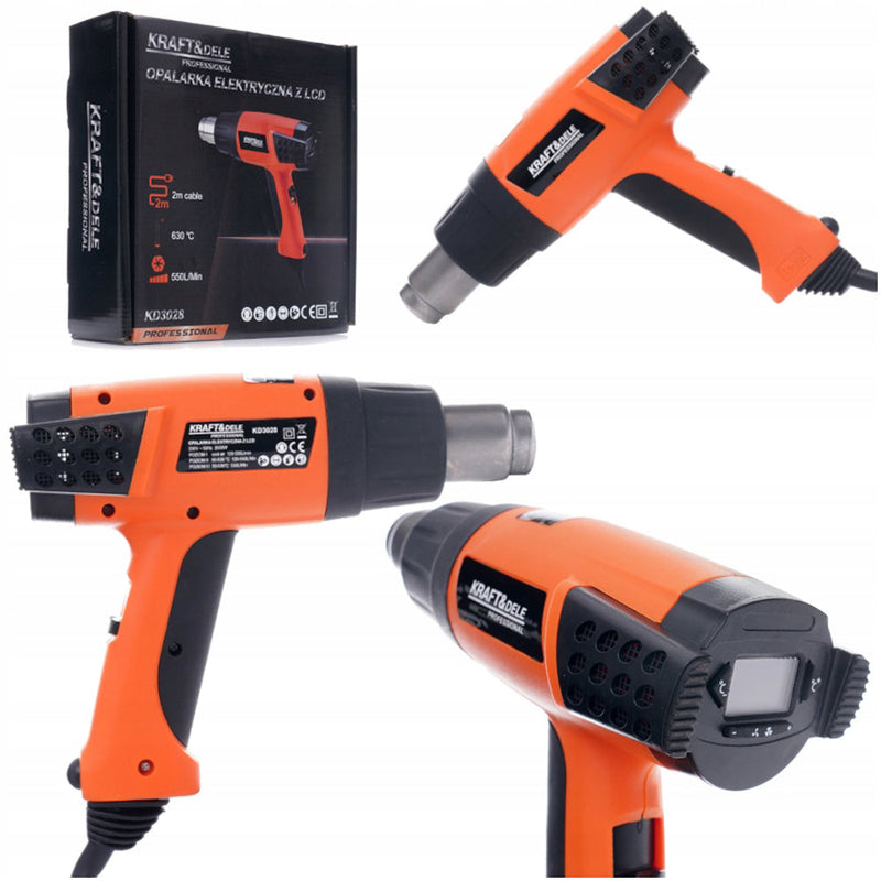 *OFERTELE-IEPURASULUI* Suflanta aer cald Kraft&Dele KD3028, 2000W, 3 trepte, 630ᵒC