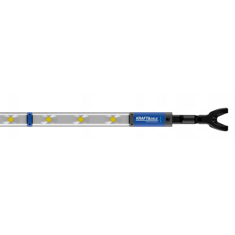 Lampa atelier auto cu prindere capota, Kraft&Dele KD1260, 1000Lumeni, acumulator 3200mAh, lungime pana la 190cm