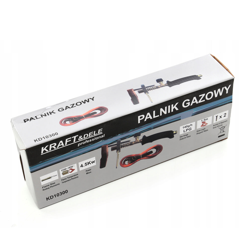 *OFERTE-DE-VARA* Arzator cu gaz Kraft&Dele KD10300, 150cm, 1850 °C