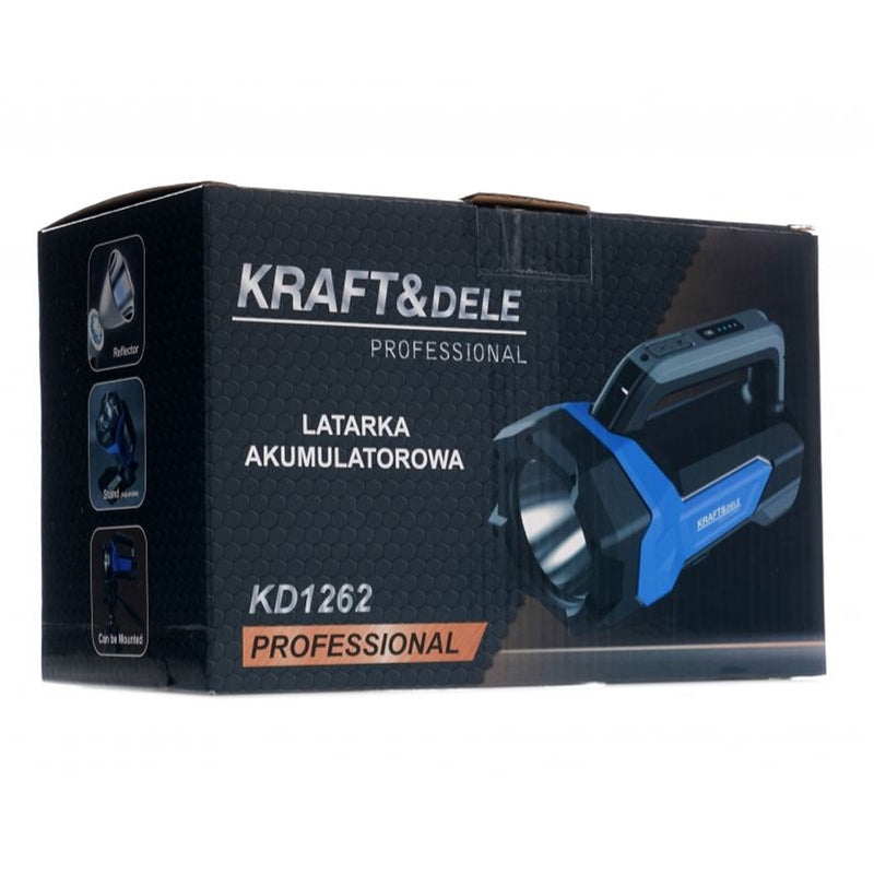 Lanterna reincarcabila Kraft&Dele KD1262, 1000Lm, baterie 8000mAh