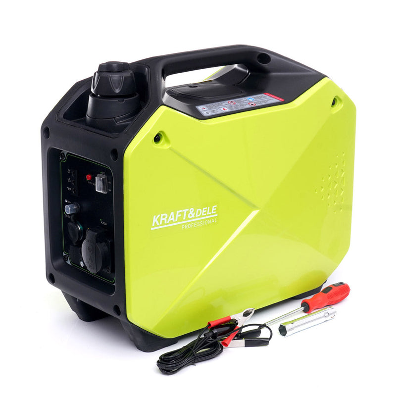 *OFERTELE-IEPURASULUI* Generator curent silentios Kraft&Dele KD684, 230V, 4 timpi, stabilizator tensiune (AVR), Accesorii incluse