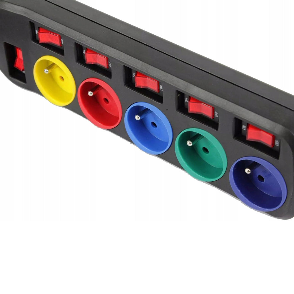*OFERTE-DE-VARA* Prelungitor electric cu intrerupator Kraft&Dele KD4001-CZ, 5 prize, 3m