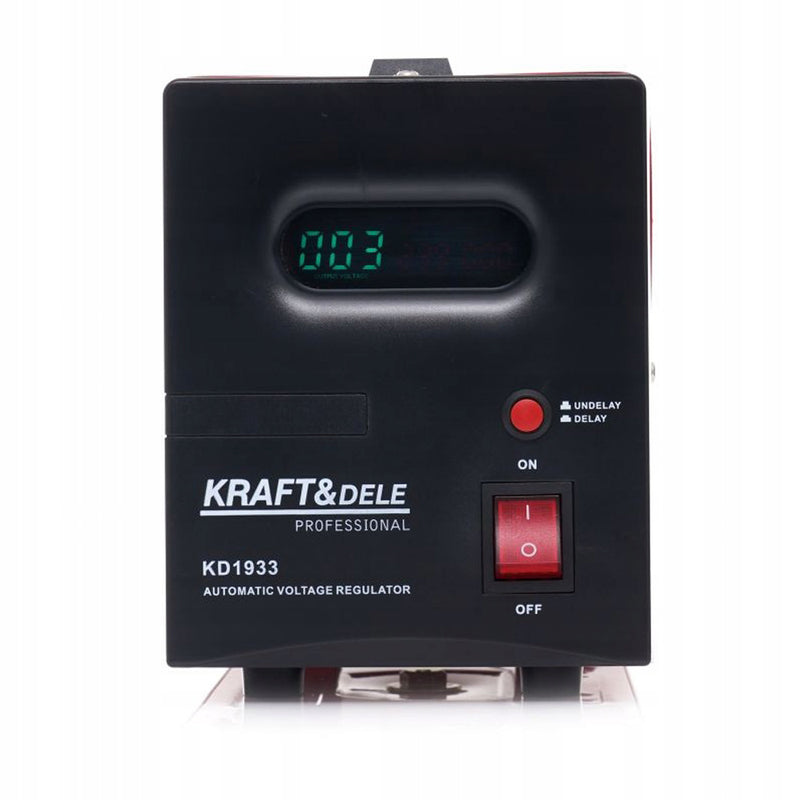 Stabilizator de tensiune Kraft&Dele KD1933, 2000VA, 230V