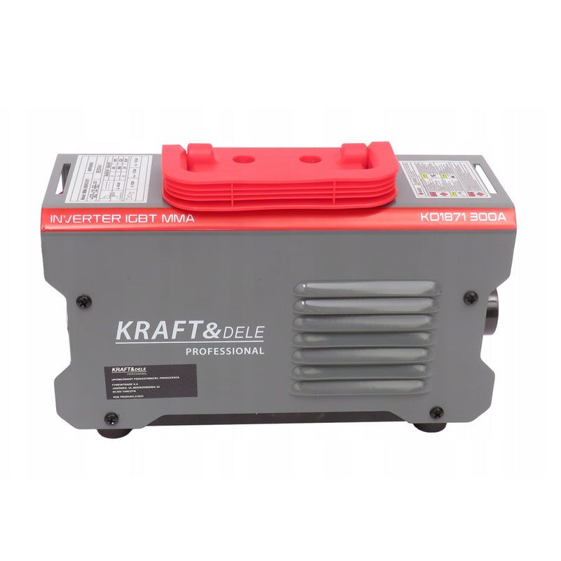 Aparat de sudura Kraft&Dele KD1871, MMA, 300A, Tehnologie IGBT, PWM si AntiStick