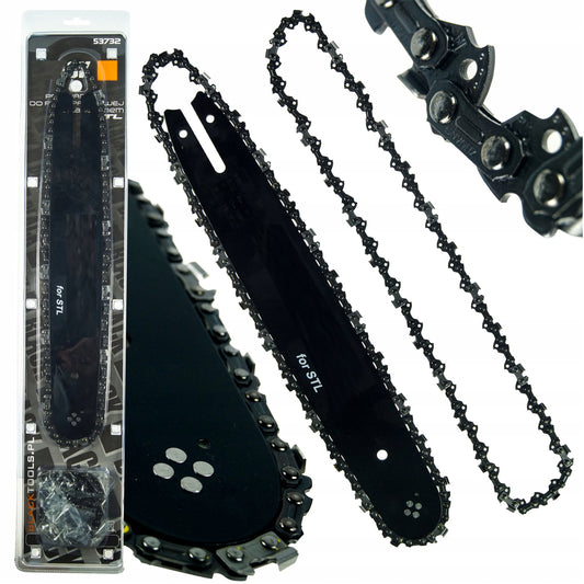 Set lama + 2 lanturi drujba, PORTONERO BL 53735, Lama 38cm, Pas lant 0.325", Nr.zale 64