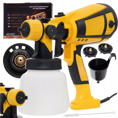 Pistol de vopsit 1657, electric 650W, duza 2.5mm, vas 800ml