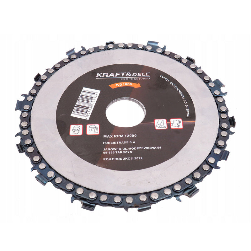 Disc cu lant pentru Polizor unghiular / Flex, VOKNER 1060, 125mm