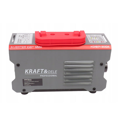 *OFERTE-DE-VARA* Aparat de sudura Kraft&Dele KD1871, MMA, 300A, Tehnologie IGBT, PWM si AntiStick