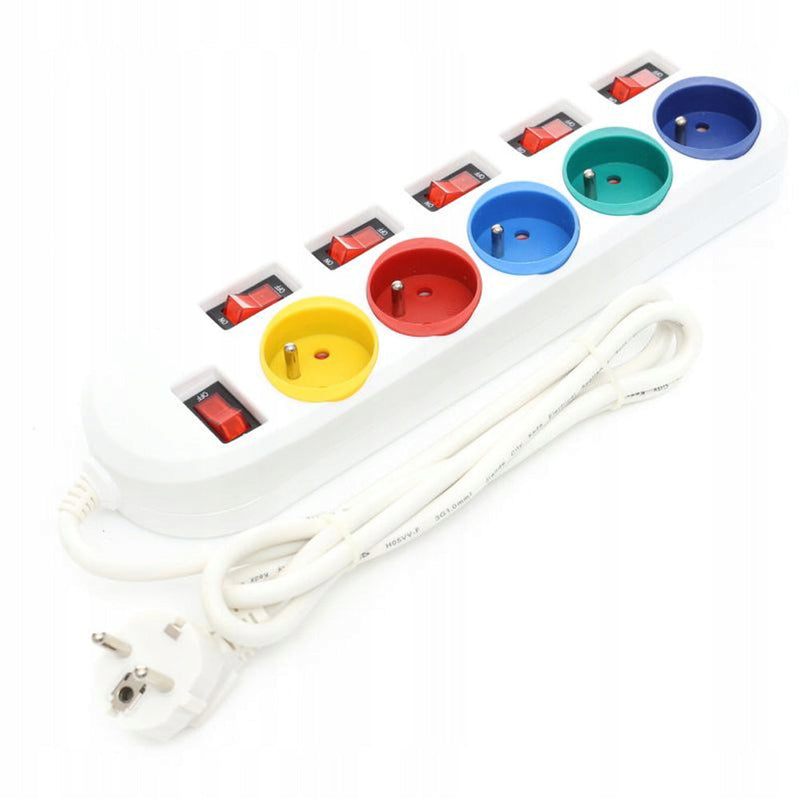 *OFERTELE-IEPURASULUI* Prelungitor electric cu intrerupator Kraft&Dele KD4002, 5 prize, 5m
