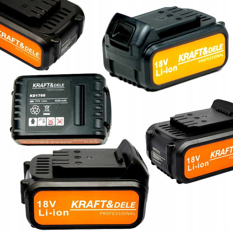 Acumulator Li-Ion Kraft&Dele KD1760, 20V, 4000mAh ( X-SERIES ) ( PRODUS RESIGILAT )